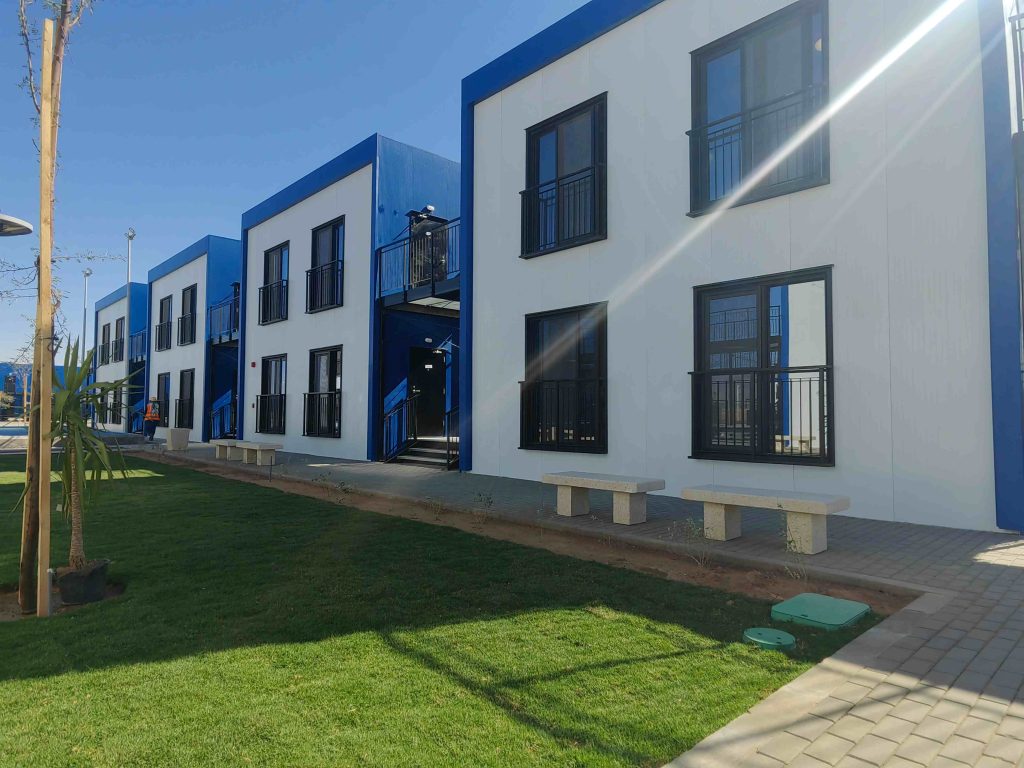 modular house under the sunshine